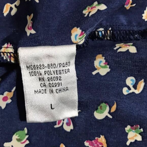 Dalia Collection Flower Print Top Size L - Picture 8 of 8